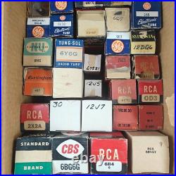 Vintage Assorted Radio Tubes Lot GE RCA Zenith Sylvania Electronics Vintage Assorted Radio Tubes Lot GE RCA Zenith Sylvania Electronics
