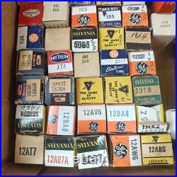 Vintage Assorted Radio Vacuum Tubes Lot Sylvania, GE, Tung-Sol Vintage Assorted Radio Vacuum Tubes Lot Sylvania, GE, Tung-Sol