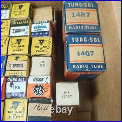Vintage Assorted Radio Vacuum Tubes Lot Sylvania, GE, Tung-Sol Vintage Assorted Radio Vacuum Tubes Lot Sylvania, GE, Tung-Sol
