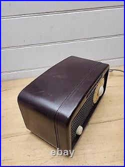 Vintage Astor Mickey Mouse Breadloaf Valve / Tube Radio Bakelite Working