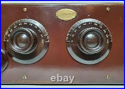 Vintage Atwater Kent Model 20 Wood Big Box Receiving Set Radio Untested