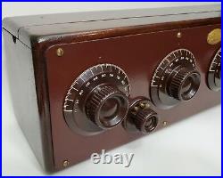 Vintage Atwater Kent Model 20 Wood Big Box Receiving Set Radio Untested