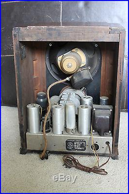 Vintage Atwater Kent Model 317/337 Tube Radio, Tombstone, VERY NICE