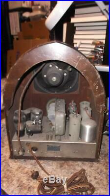 Vintage Atwater Kent Model 84 Super-Heterodyne Cathedral Style Tube Radio As Is
