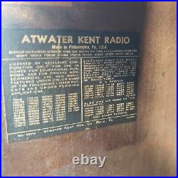 Vintage Atwater Kent Model 856 Tombstone Radio