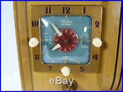 Vintage Automatic Mid-century Tube Clock Radio Just Serviced & Works Great