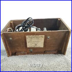 Vintage Automatic Radio Mfg. Corp Tube Radio 613X Wooden AM RARE Works Vintage Automatic Radio Mfg. Corp Tube Radio 613X Wooden AM RARE Works