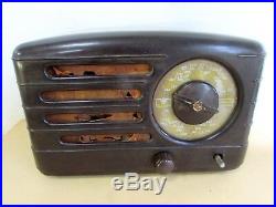 Vintage Awa Astor Bakelite Valve Radio Radiolette Original As Found