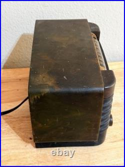 Vintage BENDIX Model 526C Catalin tube radio 1946 Parts Or Repair
