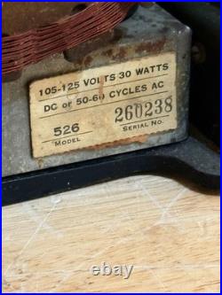 Vintage BENDIX Model 526C Catalin tube radio 1946 Parts Or Repair