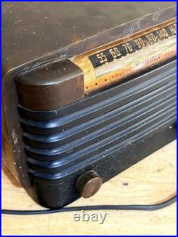 Vintage BENDIX Model 526C Catalin tube radio 1946 Parts Or Repair