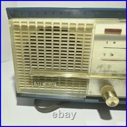 Vintage BLUE NEC Galaxie Tube Radio 2 Speaker Mid Century Japan Working MCM Vintage BLUE NEC Galaxie Tube Radio 2 Speaker Mid Century Japan Working MCM