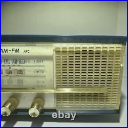 Vintage BLUE NEC Galaxie Tube Radio 2 Speaker Mid Century Japan Working MCM Vintage BLUE NEC Galaxie Tube Radio 2 Speaker Mid Century Japan Working MCM