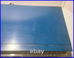 Vintage BLUE NEC Galaxie Tube Radio 2 Speaker Mid Century Japan Working MCM