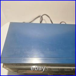 Vintage BLUE NEC Galaxie Tube Radio 2 Speaker Mid Century Japan Working MCM