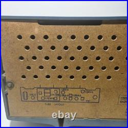 Vintage BLUE NEC Galaxie Tube Radio 2 Speaker Mid Century Japan Working MCM