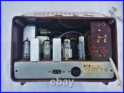 Vintage BRAUN SK 2 Radio, RARE Brown color case, 1950s Braun tube radio