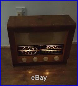 Vintage BUSH AC 34 Wood Cased RADIO LW SW MW Valve TUBE 1950s
