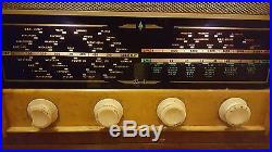 Vintage BUSH AC 34 Wood Cased RADIO LW SW MW Valve TUBE 1950s