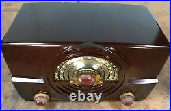 Vintage Bakelite ZENITH TONE REGISTER AM/FM Tube Radio, Model 7H920, Works Great