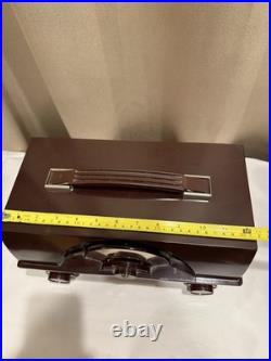 Vintage Bakelite Zenith Vacuum Tube Radio Phono Input Untested