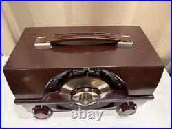 Vintage Bakelite Zenith Vacuum Tube Radio Phono Input Untested