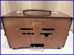 Vintage Bakelite Zenith Vacuum Tube Radio Phono Input Untested