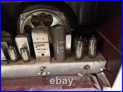 Vintage Bakelite Zenith Vacuum Tube Radio Phono Input Untested