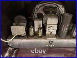 Vintage Bakelite Zenith Vacuum Tube Radio Phono Input Untested