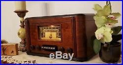 Vintage Belmont/Freshman AM/SW Tube Radio 7D22 (1942) COMPLETELY RESTORED