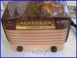 Vintage Bendix Model 114 Polystyrene AM All American 5 Tube Radio