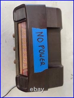 Vintage Bendix Tube Radio 1940s Bakelite AM Radio Model 526C No Power