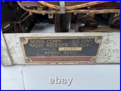 Vintage Bendix US Army tube radio receiver bc-624-c