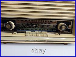 Vintage Blaupunkt Madrid De Luxe Typ 20810 Tube Radio Germany, Working
