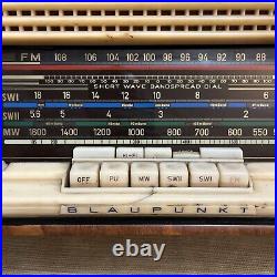 Vintage Blaupunkt Madrid De Luxe Typ 20810 Tube Radio Parts Or Repair Germany