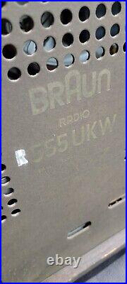 Vintage Braun R555UKW German Tube Radio Mid Century Frankfurt Antique