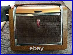 Vintage Breville model 857A Valve tube portable Radio Rare 1950's