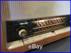 Vintage Broadcast Long Short Wave Tube Radio German Nordmende Turandot 60 E14