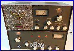 Vintage Browning Golden Eagle Mark III 3 Tube Ham Radio Gear TESTED