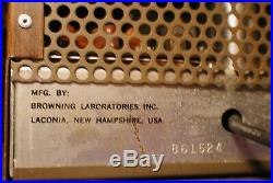 Vintage Browning Golden Eagle Mark IVA SSB/AM CB HAM Tube Radio Transmitter