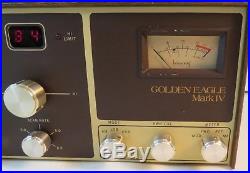 Vintage Browning Golden Eagle Mark IV 4 Tube Ham Radio Gear TESTED