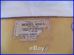 Vintage Butterscotch Bakelite Garod Radio 6AU-1 Catalin