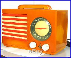 Vintage Butterscotch Emerson Radio, Patriot Aristocrat 400, C. 1940