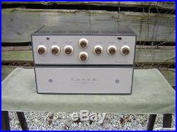 Vintage CARAD Stereo Tube pre and power amplifier, made in Belgium! 10 tubes