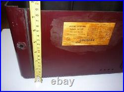 Vintage CROSLEY tube Radio E-30 MN Model Maroon BURGANDY CASE CABINET