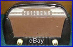 Vintage Canadian Marconi Standard Broadcast Tube Radio Working