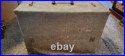 Vintage Carry All Vacuum Tube Radio TV Repair Caddy Case Box with Tubes UNTESTED