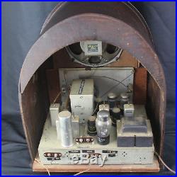 Vintage Cathedral Tube Radio Hallicrafters withPhilco Cabinet & Jensen Alnico 5 PM