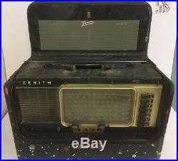 Vintage Collectible Zenith Wave-Magnet Super Deluxe Trans-Oceanic Portable Radio