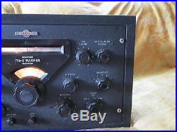 Vintage Collins 75A-2 1500 kc 30 mc CW MCW AM PHONE Tube Ham Radio Receiver